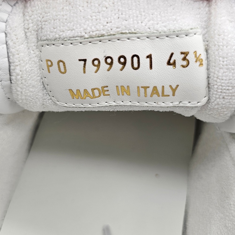 Saint Laurent Mens SL/61 Low Top Sneaker Leather Luxury White North Sea 10.5 - Picture 5 of 8